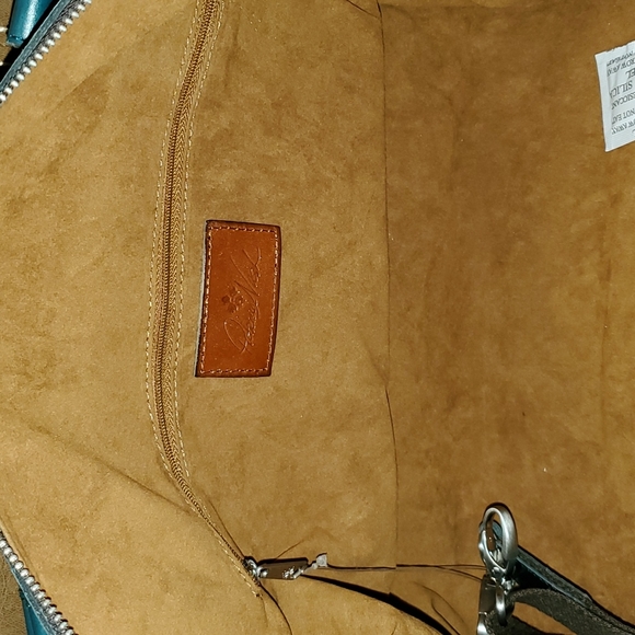 Patricia Nash Bags Patricia Nash Blue Coral Leather Weekender